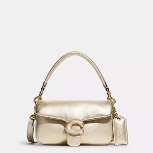 Coach Gold Pillow Tabby 18 Bag